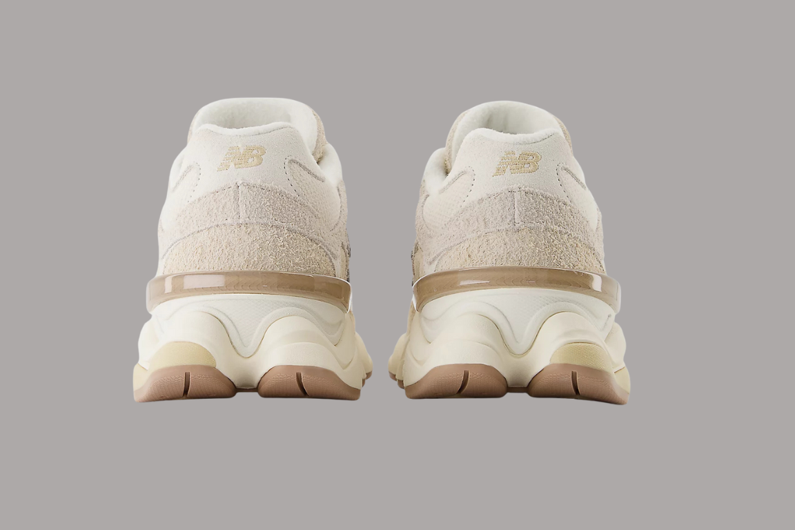 Bróga spóirt unisex New Balance 9060 Bisque le salann mara