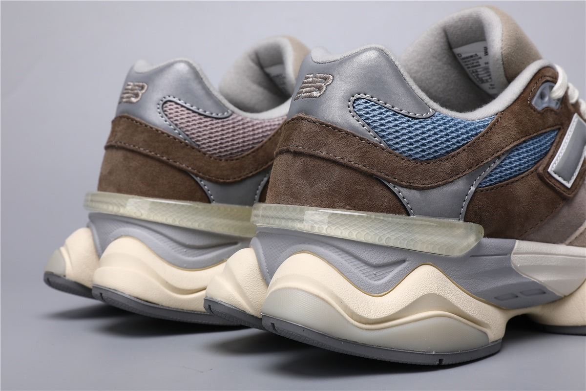 Bróga spóirt unisex New Balance 9060 Donn Gorm