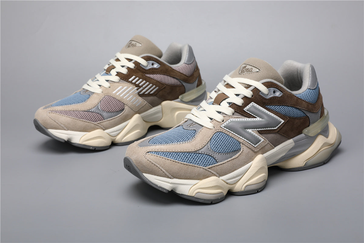 Bróga spóirt unisex New Balance 9060 Donn Gorm