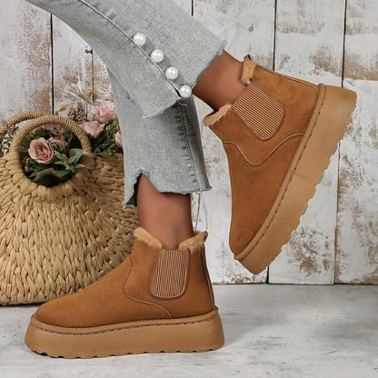 Balerria Women's Warm Winter Thick Sole Boots