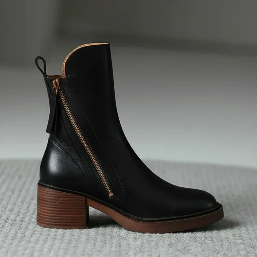 Kimo Women's Leather Ankle Boots