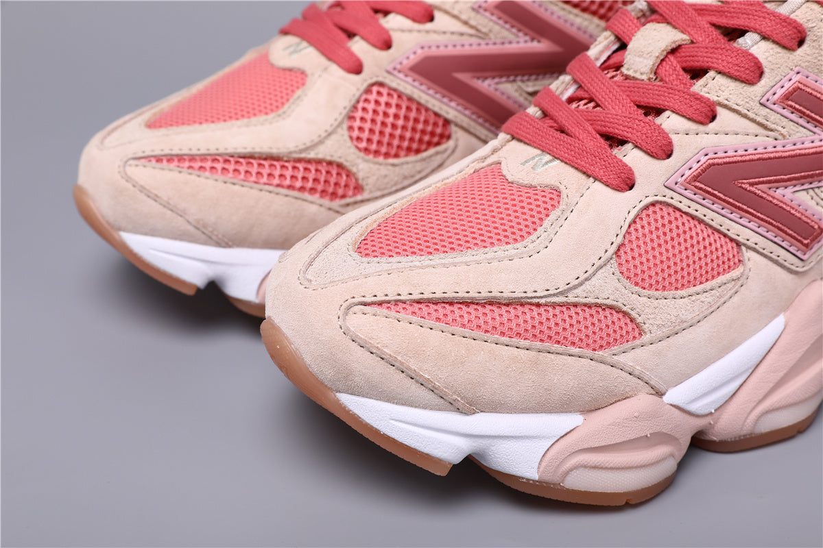 New Balance 9060 Unisex Sneakers Beige Pink