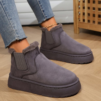 Balerria Women's Warm Winter Thick Sole Boots
