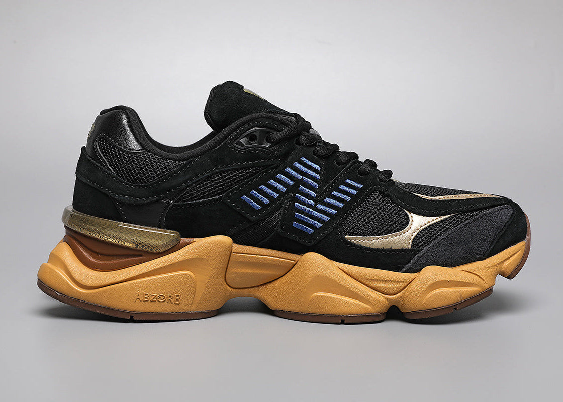New Balance 9060 Unisex Sneakers Black Yellow